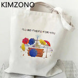 TV Show Recycle Bag Shopper Jute String Bolsa Sacolas