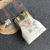 Fringe Shell Lock Bag Women's Handbags Purses Embroidery