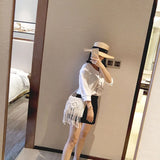 Boho Fringe Tassel Crossbody Bag for Women