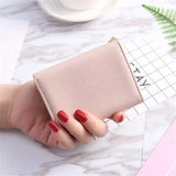 Fringe Women's Short Leather Wallet Clutch