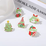 Frog Brooch Strawberry Magic Wizard Hat Christmas Middle Finger Frog