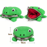 Frog Plush Coin Purse Bag Cartoon Women Wallet for Kids