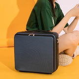 Front Open Luggage Compartment Portable Cosmetic Case 16 Inch Password Box Mini