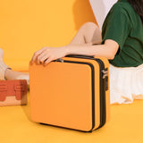 Front Open Luggage Compartment Portable Cosmetic Case 16 Inch Password Box Mini