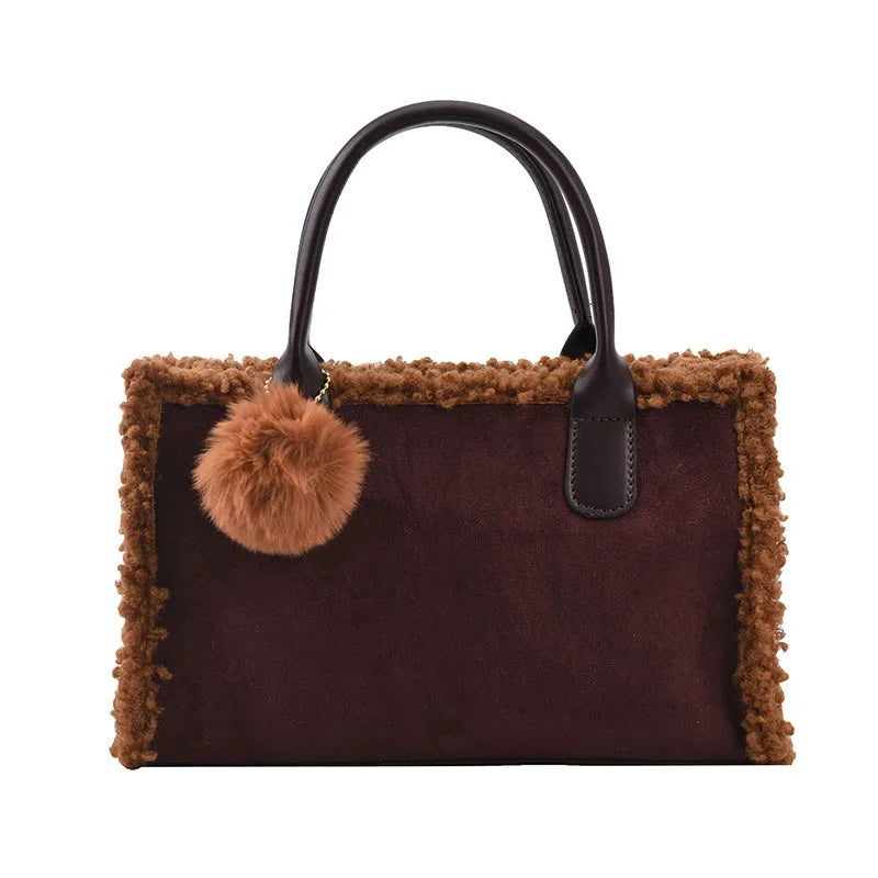 Frosted Bag Women Large Capacity Shoulder Handbag