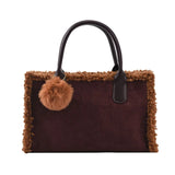 Frosted Bag Women Large Capacity Shoulder Handbag