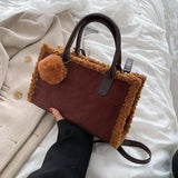 Frosted Bag Women Large Capacity Shoulder Handbag