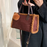 Frosted Bag Women Large Capacity Shoulder Handbag