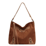 Frosted PU Leather Women's Handbags Purses Zipper Bags Vintage Bag