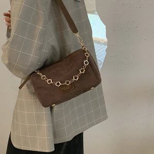 Frosted Pillow Bag Female Autumn Chain Messenger Bag