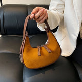 Stylish Frosted Fabric Shoulder Bag for Women