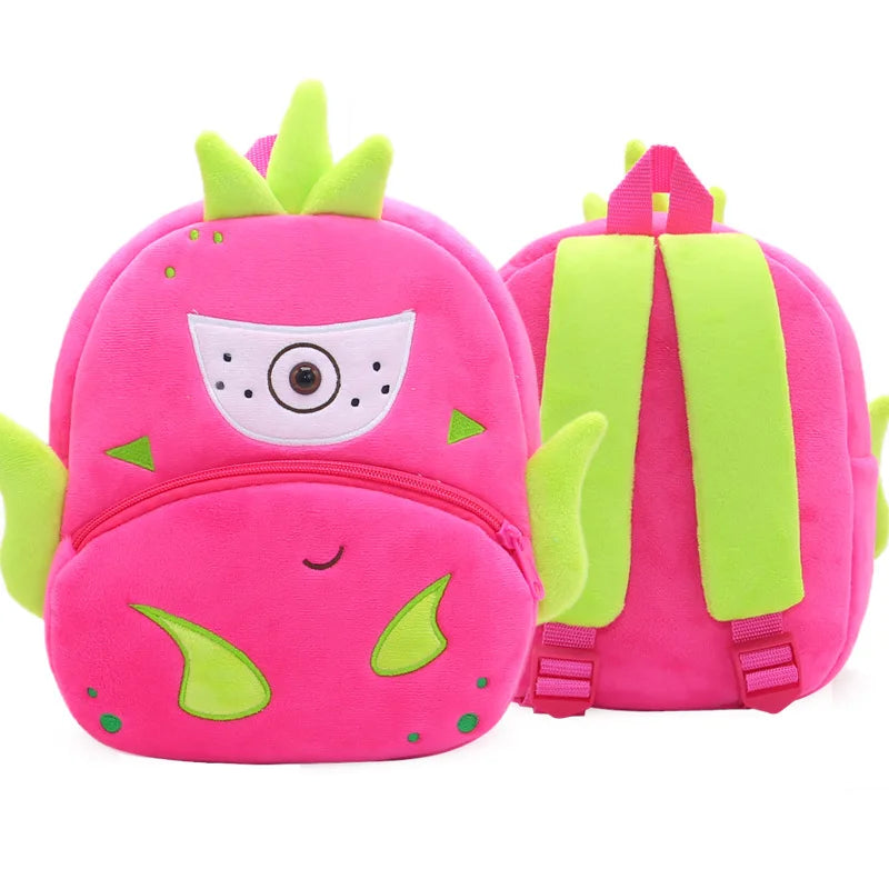 Fruit Cartoon Plush Backpack Bag for Kids