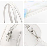 Women's Fruit Jelly Shoulder Handbag Transparent Crossbody Bag KL962