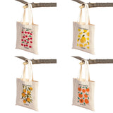 Fruit Market Women Shopper Bags Canvas Tote Handbag Shoulder Shopping Bag