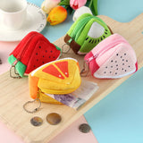 Fruit Plush Coin Purse for Girls, Kids Wallet