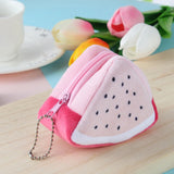 Fruit Plush Coin Purse for Girls, Kids Wallet