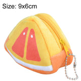 Fruit Plush Coin Purse for Girls, Kids Wallet