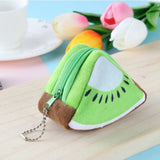 Fruit Plush Coin Purse for Girls, Kids Wallet