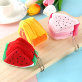 Fruit Plush Coin Purse for Girls, Kids Wallet