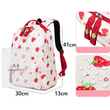 Fruit Print Backpack Lightweight Waterproof Shoulder Bags
