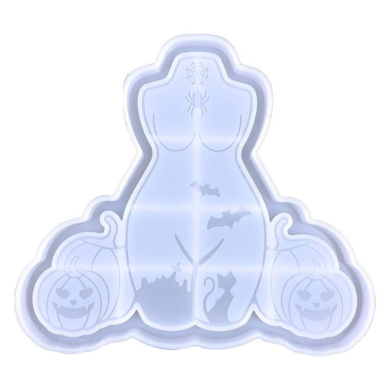 Halloween Fruit Tray Molds DIY Coaster Mold for Home Decor