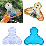 Fruit Wine Cup Tray Mold Halloween Woman Silicone Epoxy Resin