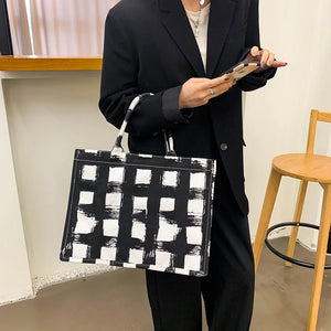 Fashion Diamond Handbag for Women Square Large Capacity Crossbody