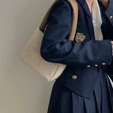 FSISLOVER Purple PU Leather Women's Bag Soft Small Square Handbags