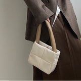 FSISLOVER Purple PU Leather Women's Bag Soft Small Square Handbags