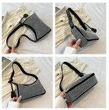 Diamonds Handbags Underarm Shoulder Bags for Women Tote Bag Female
