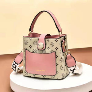 Fashionable One Shoulder Net Red Texture Messenger Bag for Women