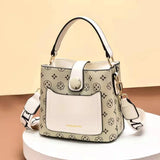 Fashionable One Shoulder Net Red Texture Messenger Bag for Women