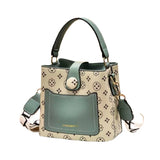 Fashionable One Shoulder Net Red Texture Messenger Bag for Women