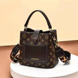 Fashionable One Shoulder Net Red Texture Messenger Bag for Women