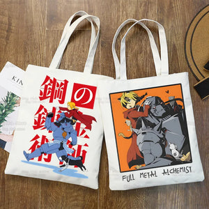 Fullmetal Alchemist Shopping Bag Eco Canvas Cotton Shopper