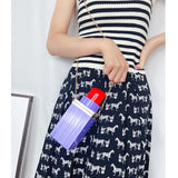 Acrylic Lipstick Chain Shoulder Bag for Women Funky Purses Handbags