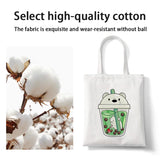 Cartoon Bear Shopping Bag Tote Bag Large Capacity Shoulder Canvas Bag