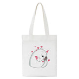 Cartoon Bear Shopping Bag Tote Bag Large Capacity Shoulder Canvas Bag