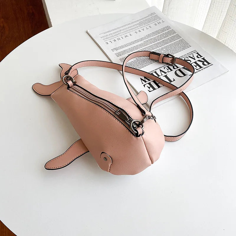 Leather Whale Women Shoulder Bag Purses and Handbags Crossbody Bag