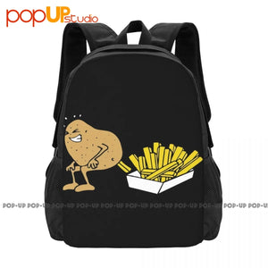 Fun Kartoffel Pommes 4 Heroes Backpack Large Capacity Eco Friendly