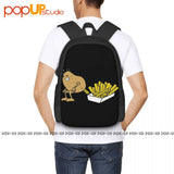 Fun Kartoffel Pommes 4 Heroes Backpack Large Capacity Eco Friendly