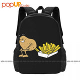 Fun Kartoffel Pommes 4 Heroes Backpack Large Capacity Eco Friendly