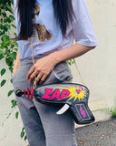 Laser Gun Style Girl's Clutch Crossbody Bag