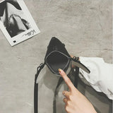 Personality Shark PU Leather Shoulder Bag Tote Mini Messenger Clutch Purse