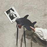 Personality Shark PU Leather Shoulder Bag Tote Mini Messenger Clutch Purse