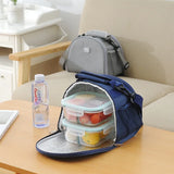 Functional Mode Cooler Lunch Box Portable Frosted Insulation Bag