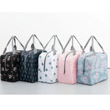 Canvas Lunch Bag Insulated Cooler Thermal Food Picnic Lunch Box For W