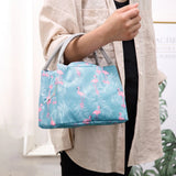 Insulated Canvas Lunch Bag Portable Cooler Lunch Box for Women Kids Men