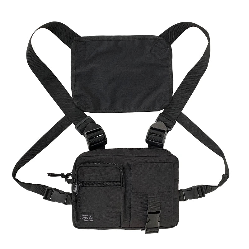 Tactical Chest Bag Hip Hop Vest Streetwear Bag Waist Pack
