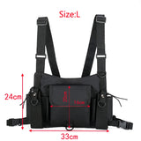Tactical Chest Bag Streetwear Hip Hop Vest Waist Pack Women Chest Rig Bag